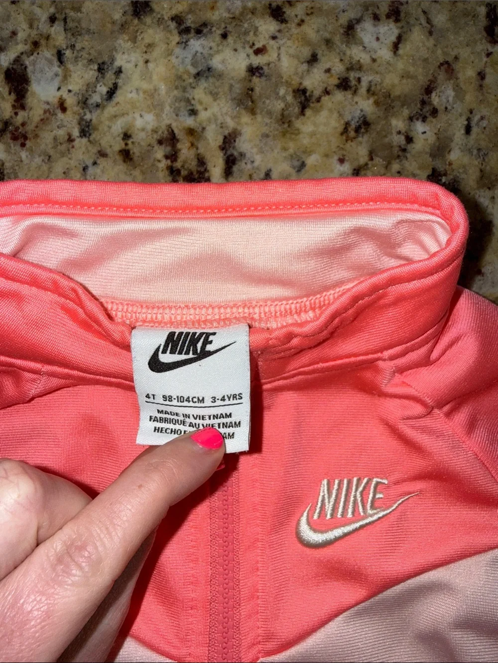 Nike Pink & Light Pink Girls' Athletic Tracksuit Set - Picture 3 of 11